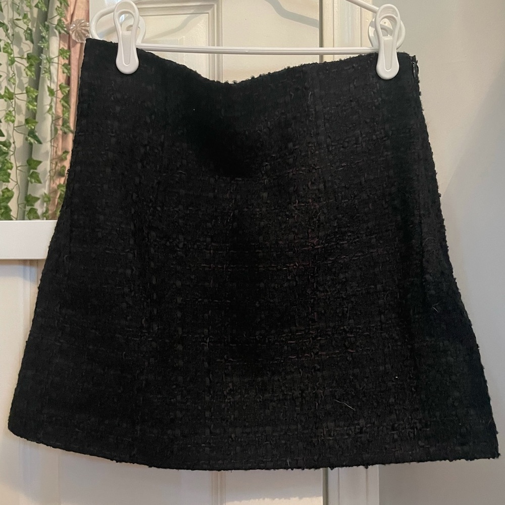 NWT Zara Black Knit Skirt